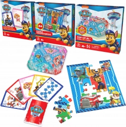 Paw Patrol 3-in-1: Pop-up Gesellschaftsspiel, Jumbo-Karten und Puzzle mit 24 Teilen