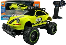 Grünes RC-Amphibienauto mit einer Geschwindigkeit von 6,5 km/h