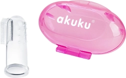 Erste Zahnbürste mit Etui Akuku