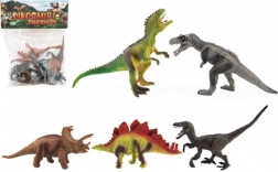 Set aus Kunststoff-Dinosauriern 15–18 cm, 5 Stück