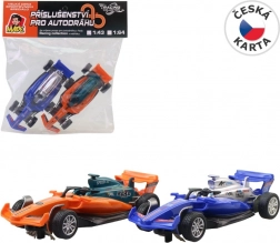 Ersatz-Formelautos für Slotcar-Bahn 1:43 – 2 Stk.