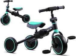Tiny Bike 3-in-1 Kinderlaufrad, Dreirad und Balancebike – Türkis