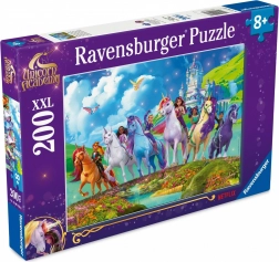 Puzzle XXL 200 Teile RAVENSBURGER – UNICORN ACADEMY (Einhorn-Akademie)