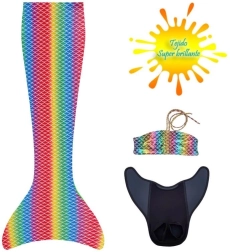 Monoflosse Aquaris mit Hawai-Motiv und Bikini