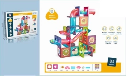 Magnetisches 3D-Bauset, 83 Teile mit Licht