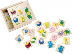 Bino hölzernes Pexeso Tiermotive