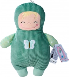 Plüschpuppe Squishbabies im grünen Outfit 28 cm