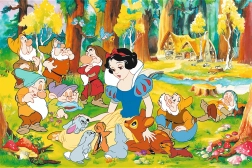 Puzzle Disney: Schneewittchen und die sieben Zwerge, 600 Teile