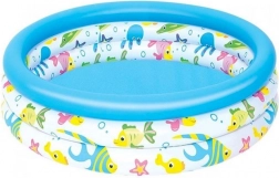 Bestway aufblasbares Kinderplanschbecken Ocean Life 102 × 25 cm