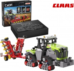 CaDA Bausteinset Traktor CLAAS XERION 5000 TRAC TS auf Raupen 1:32 (1336 Teile)
