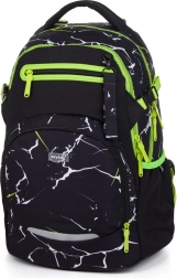 Schulrucksack Oxy Ombre Electric, schwarz‑grün