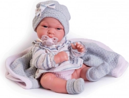 Realistische Babypuppe mit Ganzvinylkörper 33 cm ANTONIO JUAN