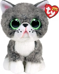 TY Maskottchen graue Katze Fergus 15 cm