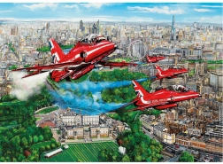Puzzle Red Arrows über London 1000 Teile