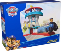 PAW Patrol Überwachungsturm mit Polizeiwagen und Chase-Figuren