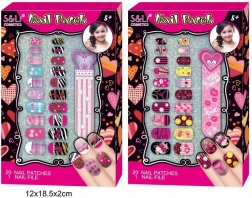 Nagelverzierungssatz mit Feile