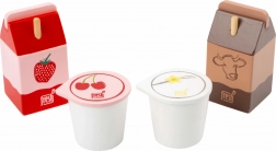 Small Foot Set aus Holz-Milchprodukten