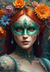 Bluebird Puzzle Karnevalschönheit 1000 Teile