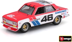 Metallmodell Bburago 1:43 BRE Datsun 510 Rennwagen