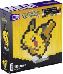 MEGA Pokémon Pikachu Pixel-Art – 3D-Figur-Bausatz