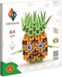 Unterhaltsames Origami-3D-Set – Ananas für Kinder