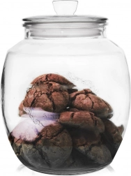 Glas-Vorratsdose 2,2 l mit Deckel