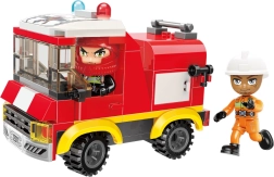 Bausteinset Feuerwehr-Wassertanker QMAN MINE CITY