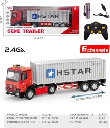 Großer RC-Sattelschlepper mit Container
