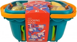 Korb mit Schneidlebensmitteln – dunkelgrün