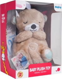 Interaktiver Plüsch-Otter für Babys mit Licht und Geräuschen