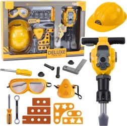 Werkzeugspielzeug-Set mit Presslufthammer