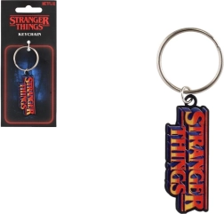 Metall-Schlüsselanhänger Stranger Things mit WSQK-Logo