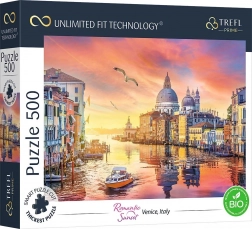 Puzzle Romantisches Abendrot: Venedig, Italien 500 Teile