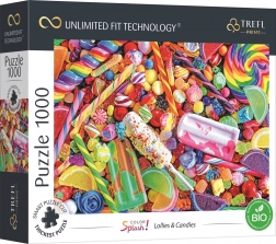 Puzzle TREFL UFT Color Splash: Lutscher und Süßigkeiten 1000 Teile