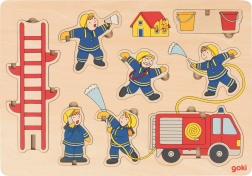 GOKI Holzpuzzle Feuerwehr