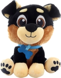 Fröhlicher Plüschhund 25 cm