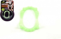 Leuchtende Vampirzähne für Karneval