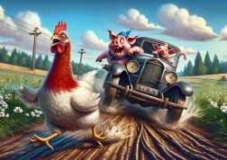 Puzzle ART Flucht 200 Teile