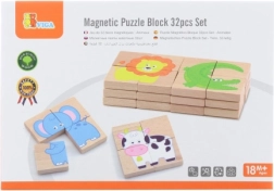 Viga Magnetisches Puzzle Tiere