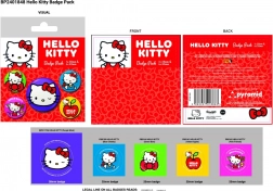 Hello Kitty Ansteckbuttons – 5 Stk.