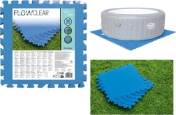 Schützende Schaumstoff-Unterlagen für Pools 50 × 50 cm – 9 Stk., BESTWAY Flowclear