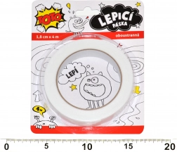 Doppelseitiges Klebeband 18mm x 4m