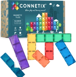 Magnetische Bausteine CONNETIX Rainbow Rectangle Pack – 18 Teile