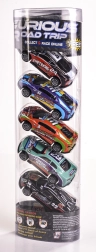 Set aus Metall-Rennautos mit Aufziehantrieb 1:64 – 5 Stück