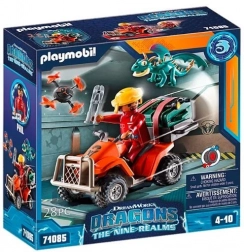 PLAYMOBIL Dragons: Die 9 Welten – Icaris ATV & Phil – Figurenset mit Drache