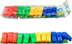 Plastikpfeifen 12 Stück – bunte Set für Kinder und Erwachsene
