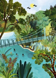 Puzzleteile & Frieden Blaue Pololy Neuseeland 500 Stücke