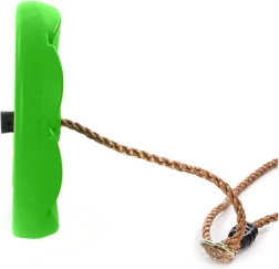 Gartenschaukel für Kinder Blumen-Sitz mit Seil – Grün