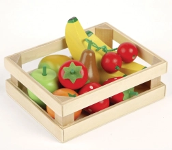 Tidlo Holz-Kiste mit Obst