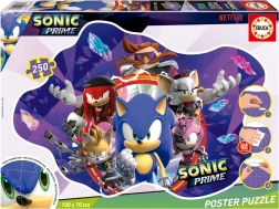 Poster-Puzzle Sonic Prime 250 Teile